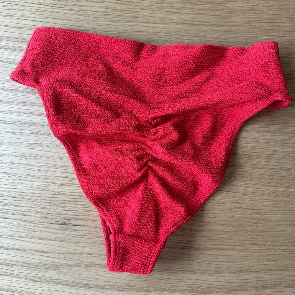 Montce Vibrant Red Bikini Bottom